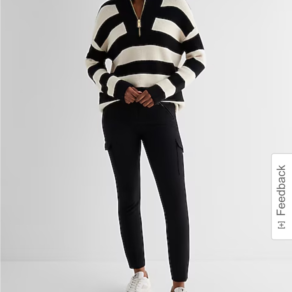 Express high waisted cargo pants